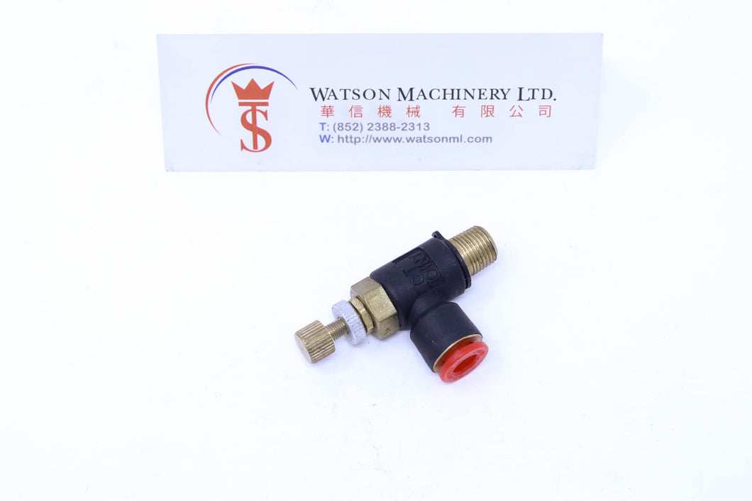 (CTF-4-01) Watson Pneumatic Fitting Flow Control 4mm to 1/8