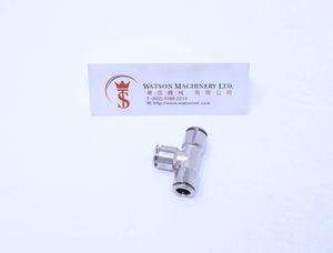 API R230008 (R230808) Push-in Fitting (Nickel Plated Brass) (Made in Italy) - Watson Machinery Hydraulics Pneumatics