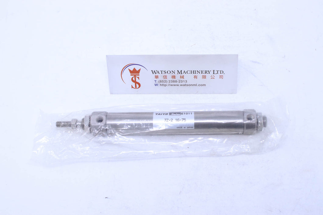 Parker Taiyo 7Z-2 SD 16N75 Ultra Compact Round Body Pneumatic Cylinder