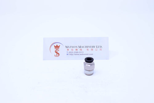 (CTC-6-02) Watson Pneumatic Fitting Straight Connector Push-In Fitting 6mm to 1/4