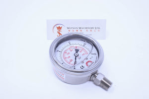 Watson Stainless Steel 25K Bottom Connection Pressure Gauge