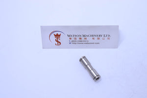 HB190505 5mm to 5mm Union Straight Brass Push-In Fitting Straight Connector