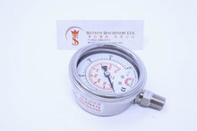Load image into Gallery viewer, Watson Stainless Steel 50K Bottom Connection Pressure Gauge 50bar