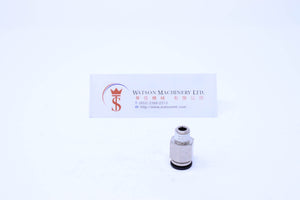 (CTC-8-01.) Watson Pneumatic Fitting Straight Connector Push-In Fitting 8mm to 1/8" Thread BSP (Made in Taiwan)