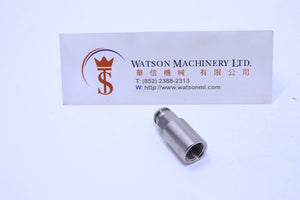 HB070418 4mm to 1/8" Straight Female Brass Push-In Fitting