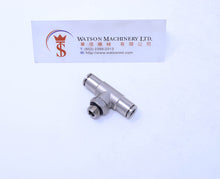 Load image into Gallery viewer, HB160618 6mm to 1/8&quot; Central Tee Male Brass Push-In Fitting