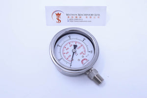 Watson Stainless Steel 100K Bottom Connection Pressure Gauge