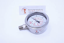 Load image into Gallery viewer, Watson Stainless Steel 100K Bottom Connection Pressure Gauge