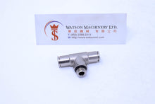 Load image into Gallery viewer, HB160618 6mm to 1/8&quot; Central Tee Male Brass Push-In Fitting