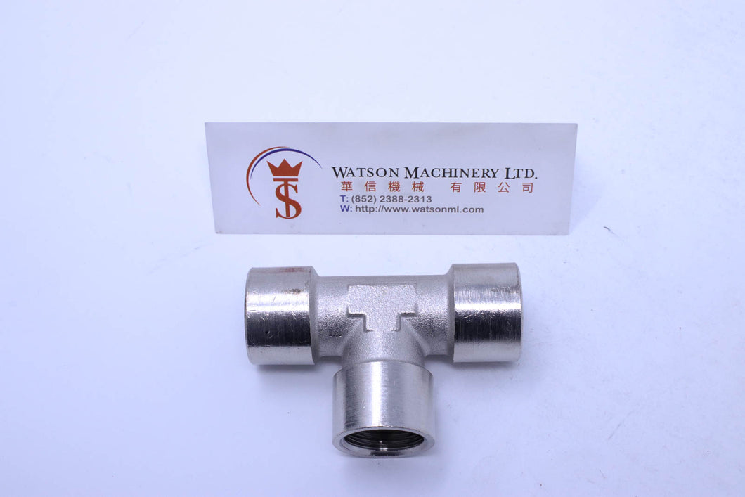 API A02312 Standard Pneumatic Fitting (Nickel Plated Brass) (Made in Italy) - Watson Machinery Hydraulics Pneumatics