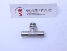 Load image into Gallery viewer, HB160814 8mm to 1/4&quot; Central Tee Male Brass Push-In Fitting