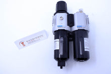 Load image into Gallery viewer, Mindman MACP300-10A(B) Filter, Regulator, Lubricator (FRL) 3/8&quot; BSP (Made in Taiwan)