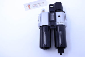 Mindman MACP300-10A(B) Filter, Regulator, Lubricator (FRL) 3/8" BSP (Made in Taiwan)