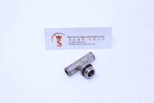Load image into Gallery viewer, HB160838 8mm to 3/8&quot; Central Tee Male Brass Push-In Fitting
