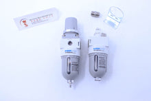 Load image into Gallery viewer, Mindman MACP200-8A(B) Filter, Regulator, Lubricator (FRL) 1/4&quot; BSP (Made in Taiwan)