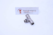Load image into Gallery viewer, HB161014 10mm to 1/4&quot; Central Tee Male Brass Push-In Fitting