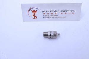 HGC030618 4-6mm OD to 1/8" Male Straight Taper Push Out Fitting