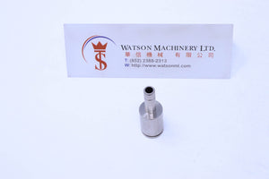 HB240806 8mm to 6mm Nickel Plated Brass Reducing Stem