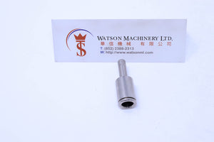 HB240806 8mm to 6mm Nickel Plated Brass Reducing Stem