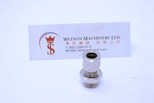 Load image into Gallery viewer, API O120814 Compression Fitting BSP Stud 1/4&quot; to 8mm (Nickel Plated Brass) (Made in Italy) - Watson Machinery Hydraulics Pneumatics