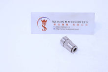 Load image into Gallery viewer, API R130618 1/8&quot; Female to 6mm Push-in Fitting (Nickel Plated Brass) (Made in Italy) - Watson Machinery Hydraulics Pneumatics