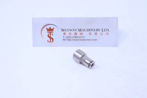 API R130418 1/8" Female to 4mm Push-in Fitting (Nickel Plated Brass) (Made in Italy) - Watson Machinery Hydraulics Pneumatics