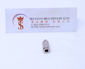 HB0404M5 4mm to M5 Straight Parallel Male Brass Push-In Fitting