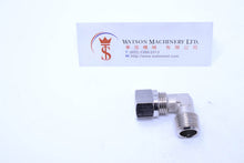 Load image into Gallery viewer, API O161038 Compression Fitting BSPT Elbow 3/8&quot; to 10mm (Nickel Plated Brass) (Made in Italy) - Watson Machinery Hydraulics Pneumatics