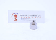 Load image into Gallery viewer, API A0031814 1/8&quot; Male to 1/4&quot; Female Standard Pneumatic Fitting (Nickel Plated Brass) (Made in Italy) - Watson Machinery Hydraulics Pneumatics