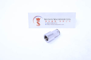 HB070814 8mm to 1/4" Straight Female Brass Push-In Fitting