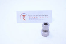 Load image into Gallery viewer, API O130814 Compression Fitting Female BSP Stud 1/4&quot; to 8mm (Nickel Plated Brass) (Made in Italy) - Watson Machinery Hydraulics Pneumatics