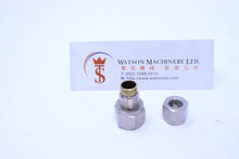 Load image into Gallery viewer, API O130814 Compression Fitting Female BSP Stud 1/4&quot; to 8mm (Nickel Plated Brass) (Made in Italy) - Watson Machinery Hydraulics Pneumatics