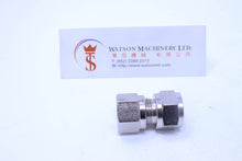 Load image into Gallery viewer, API O131038 Compression Fitting Female BSP Stud 3/8&quot; to 10mm (Nickel Plated Brass) (Made in Italy) - Watson Machinery Hydraulics Pneumatics