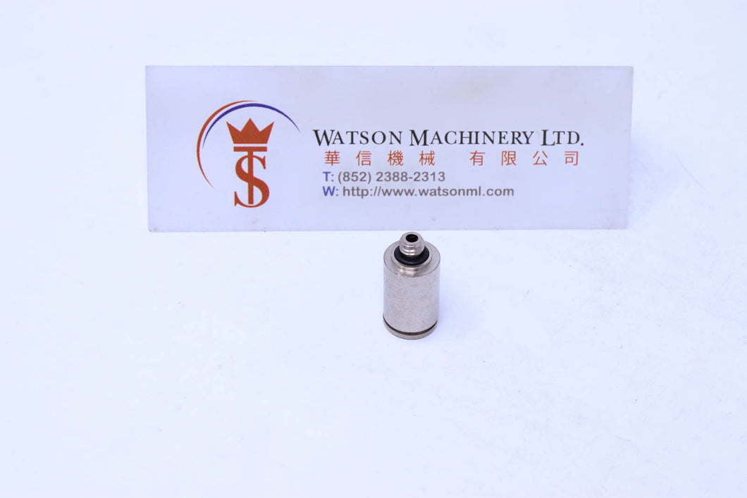 HB0406M5 6mm to M5 Straight Parallel Male Brass Push-In Fitting