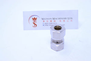 API O131038 Compression Fitting Female BSP Stud 3/8" to 10mm (Nickel Plated Brass) (Made in Italy) - Watson Machinery Hydraulics Pneumatics