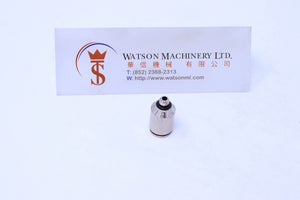 API R1206M5 6mm to M5 Push-in Fitting (Nickel Plated Brass) (Made in Italy) - Watson Machinery Hydraulics Pneumatics