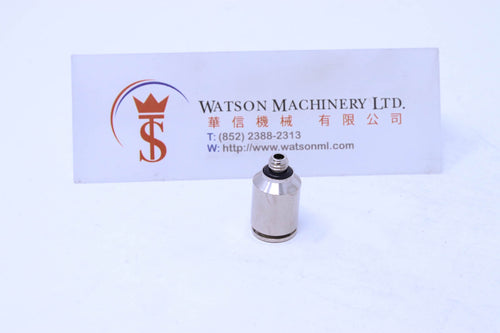 API R1206M5 6mm to M5 Push-in Fitting (Nickel Plated Brass) (Made in Italy) - Watson Machinery Hydraulics Pneumatics