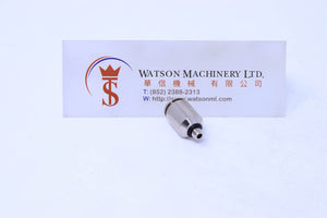 API R1206M5 6mm to M5 Push-in Fitting (Nickel Plated Brass) (Made in Italy) - Watson Machinery Hydraulics Pneumatics