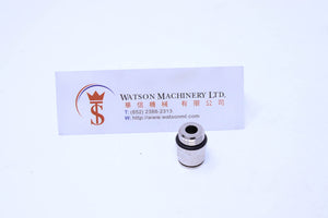 API R120814 1/4" to 8mm Push-in Fitting (Nickel Plated Brass) (Made in Italy) - Watson Machinery Hydraulics Pneumatics