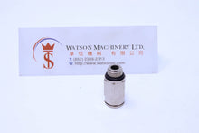 Load image into Gallery viewer, HB040818 8mm to 1/8&quot; Straight Parallel Male Brass Push-In Fitting