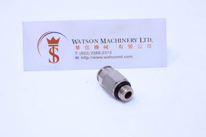 HB040818 8mm to 1/8" Straight Parallel Male Brass Push-In Fitting