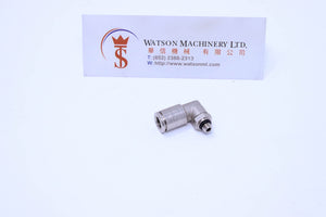 HB1006M5 6mm to M5 Swivel Elbow Brass Push-In Fitting