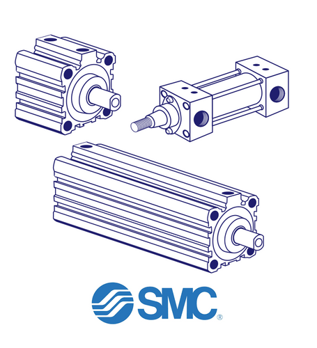 SMC MUB32-20DM Pneumatic Cylinder
