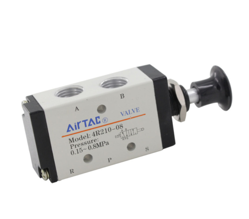 Airtac 4L11006T Push Pull Valve, 5/2 Way